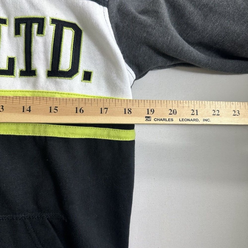 Vintage Ecko UNLTD Hoodie Mens XS Gray Spell Out Logo Full Zip Y2K Casual - Picture 7 of 9